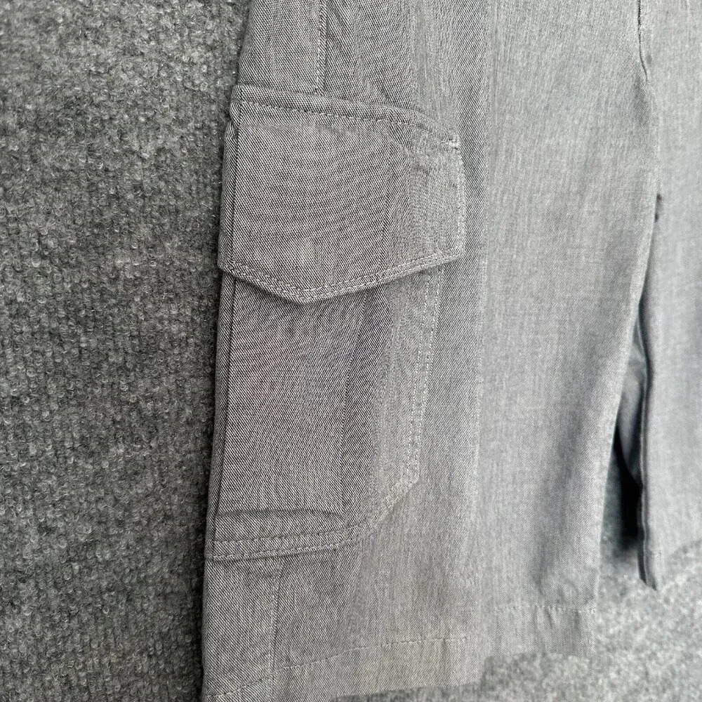 7 For All Mankind Shorts Mens 30 Grey Cargo Classic Fit Casual Preppy Summer - Picture 8 of 14